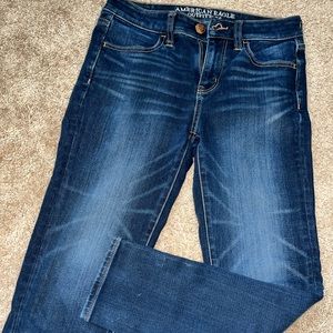 American Eagle cropped jeggings. Size 4
